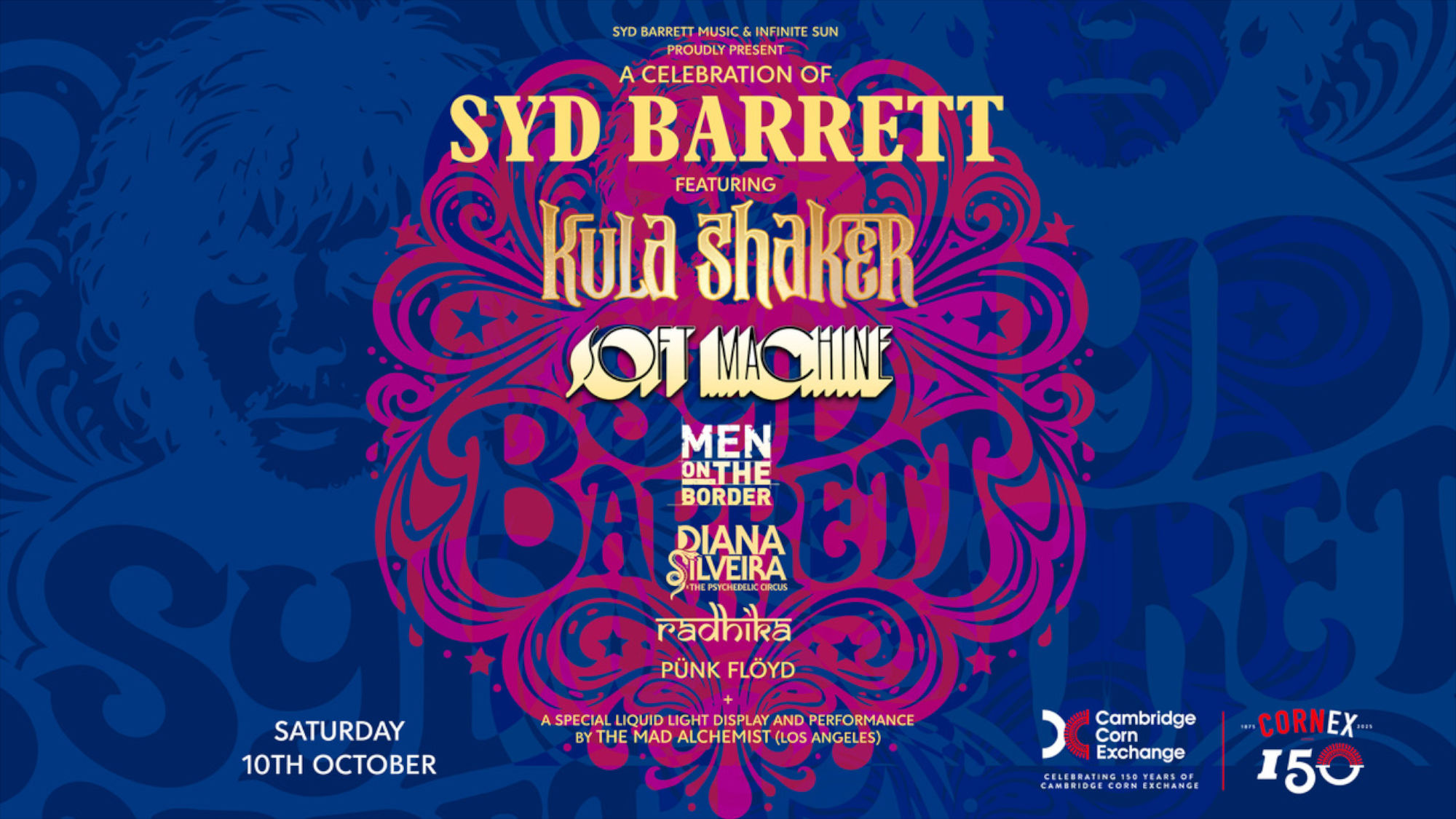 A Celebration of Syd Barrett — Cambridge Corn Exchange, 10 October 2026